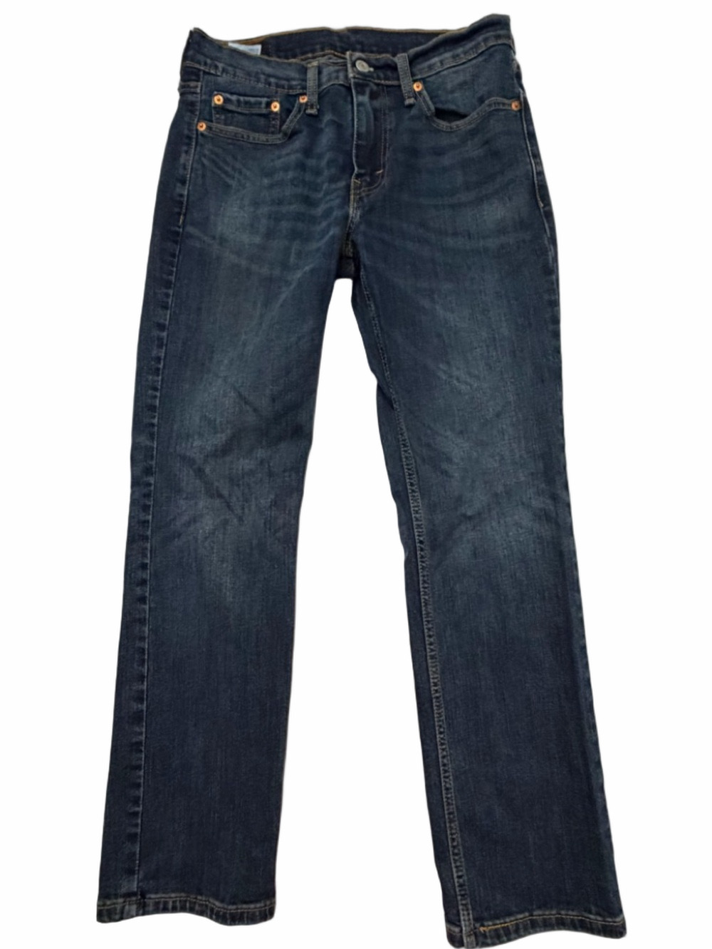 Levis 514 Men Size 30x30 Inches Dark Indigo Straight Cut Jeans